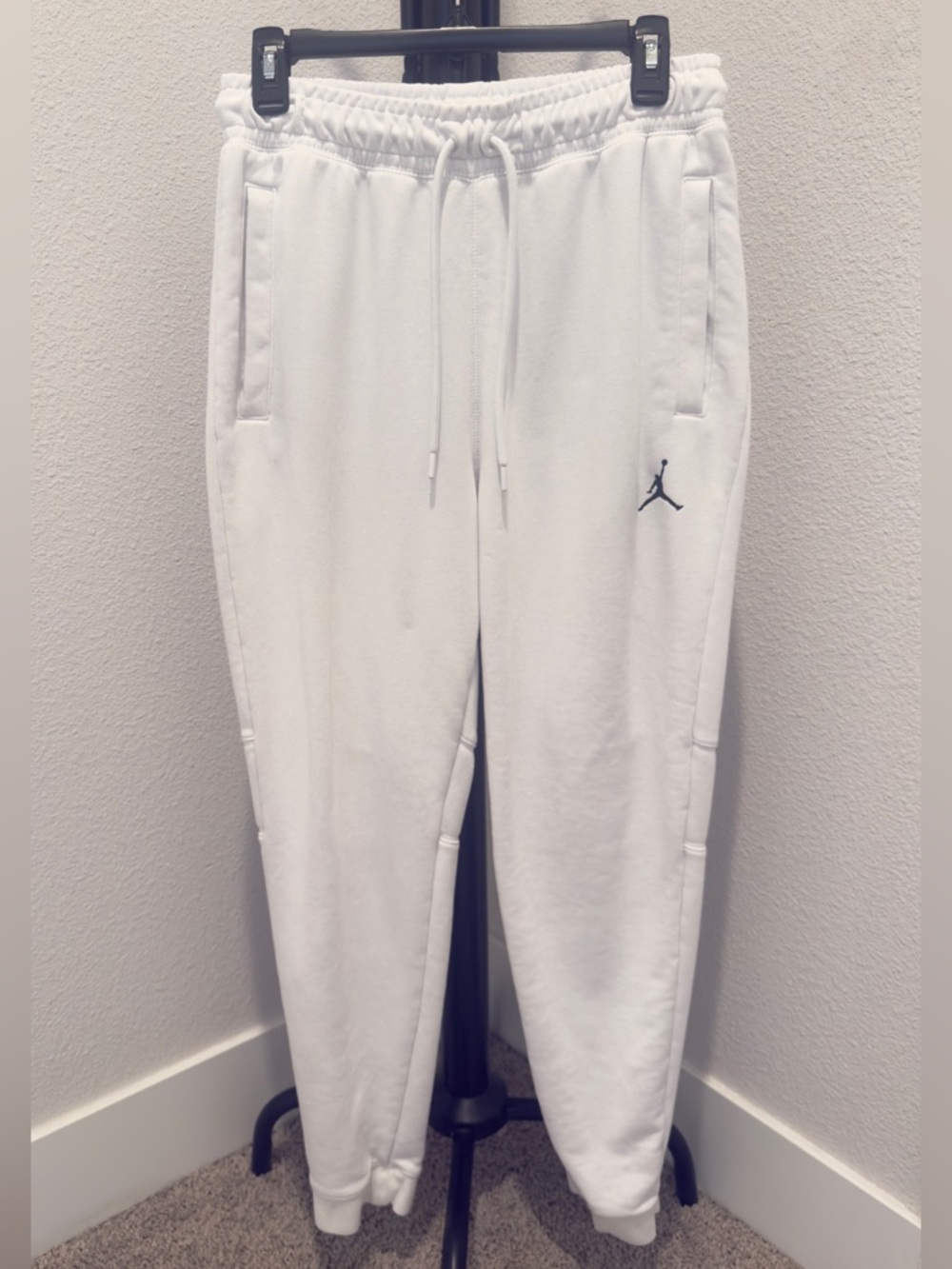 🤍 Nike Jordan White Jogger Sweatpants